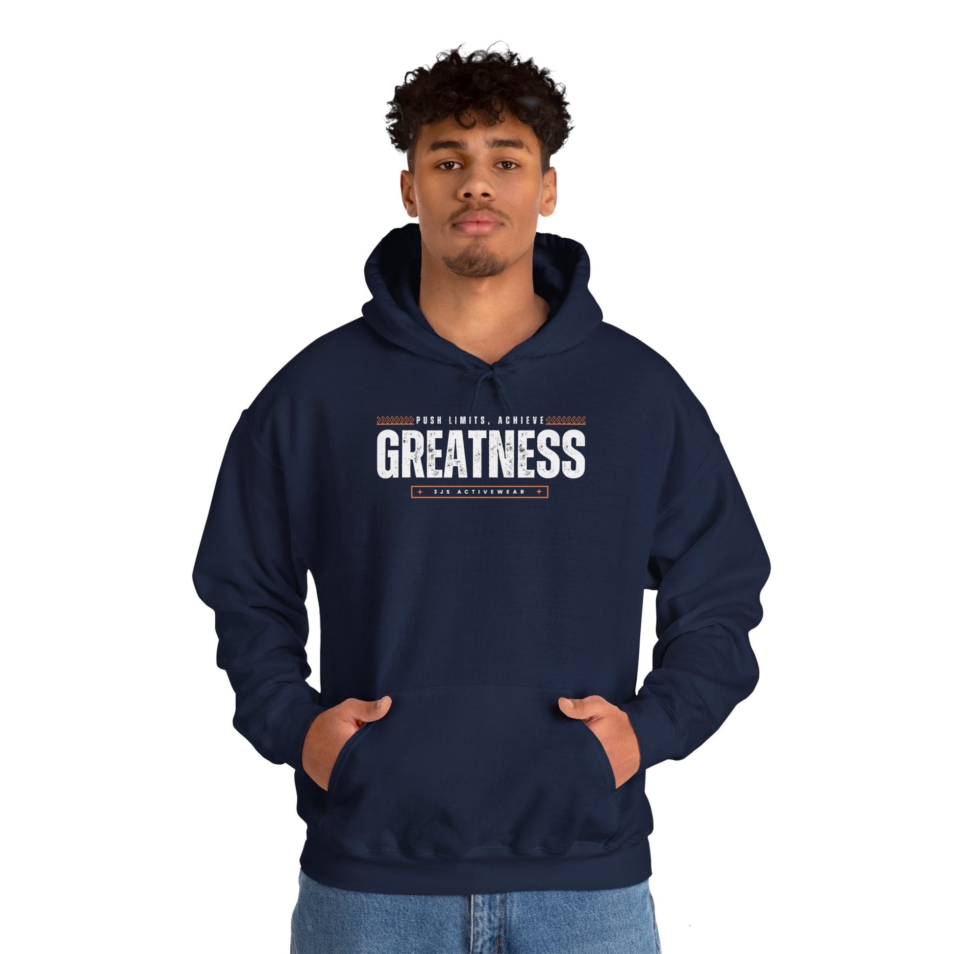 Achieve Greatness. Heavy Blend™ Hooded Sweatshirt, Unisex - 3Js Activewear