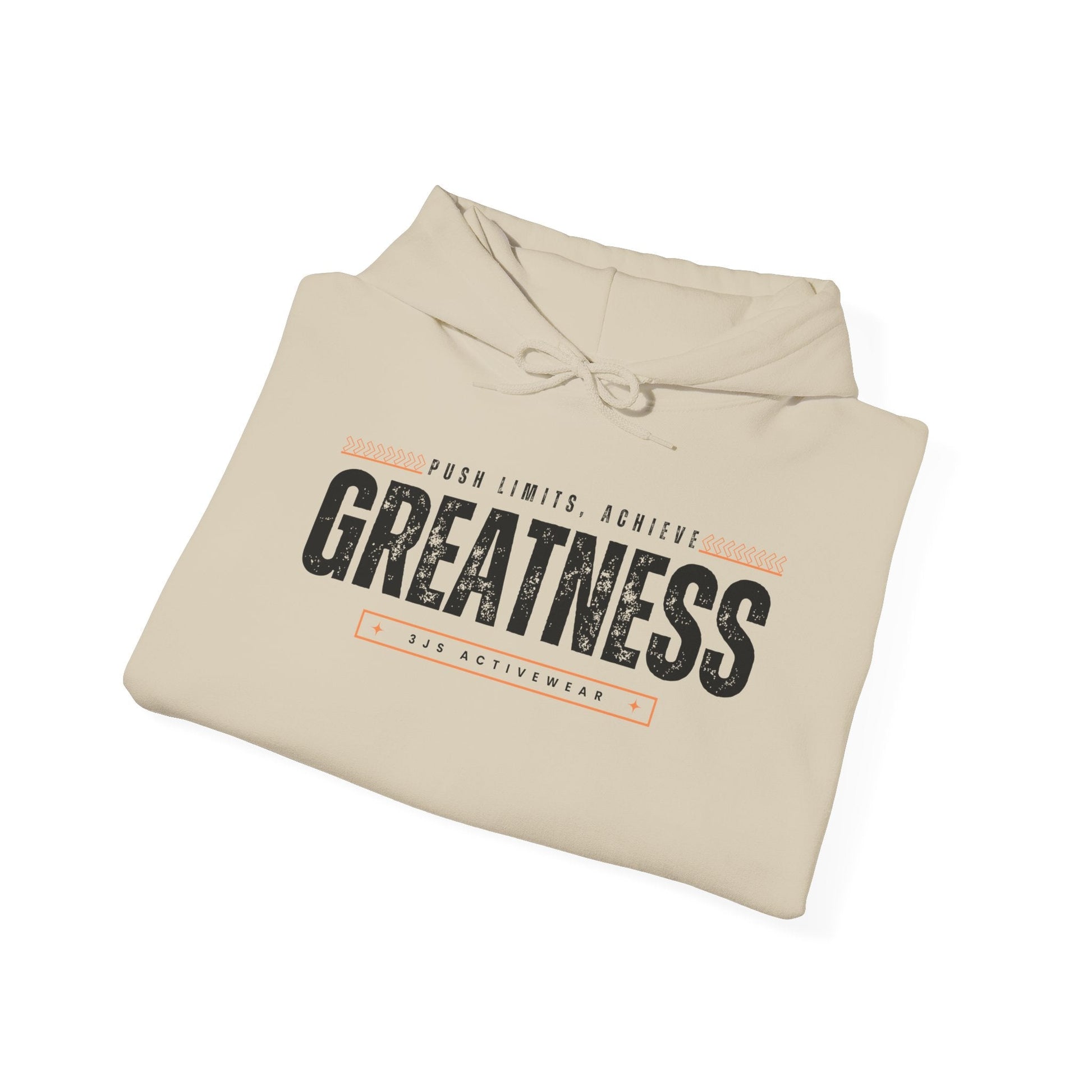Achieve Greatness. Heavy Blend™ Hooded Sweatshirt, Unisex - 3Js Activewear