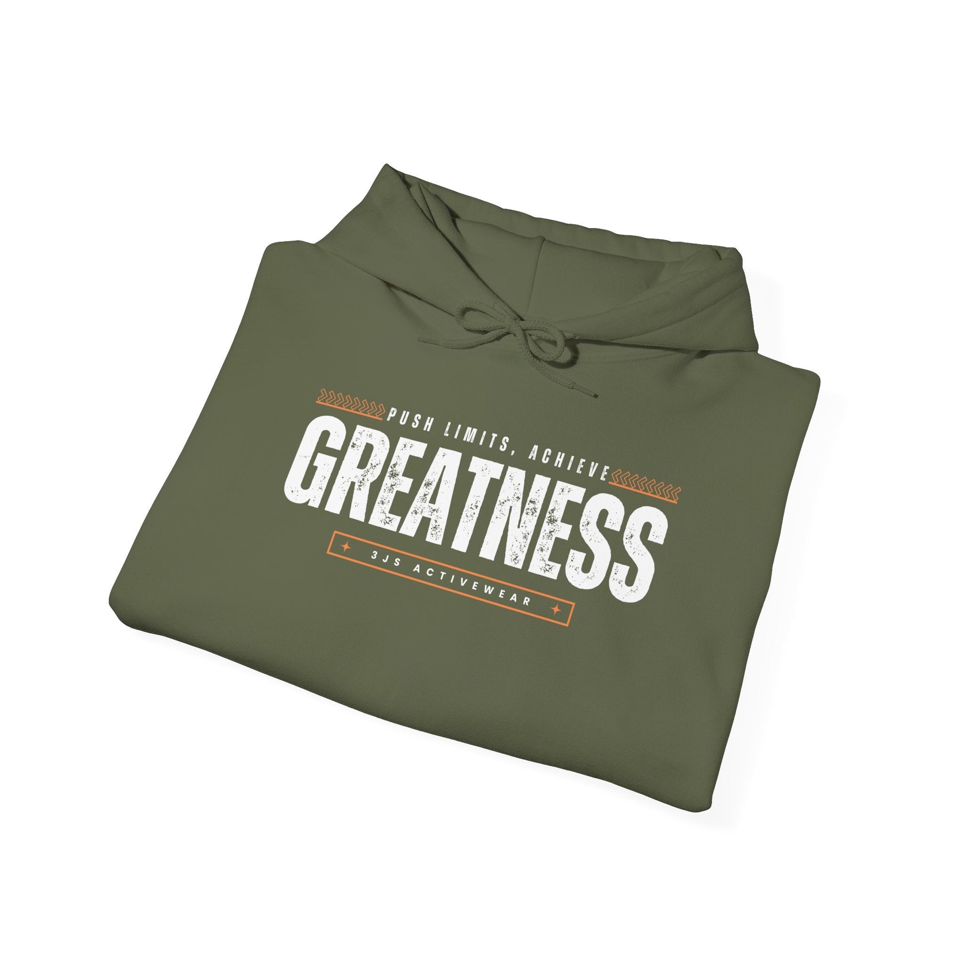 Achieve Greatness. Heavy Blend™ Hooded Sweatshirt, Unisex - 3Js Activewear