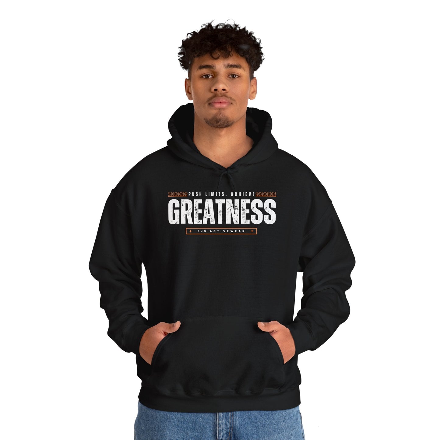 Achieve Greatness. Heavy Blend™ Hooded Sweatshirt, Unisex - 3Js Activewear
