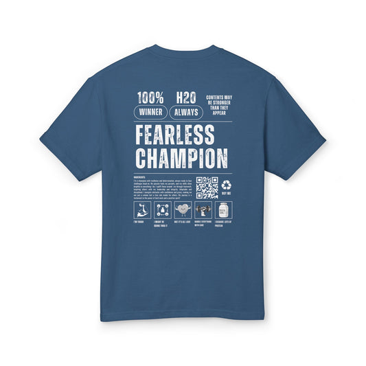 Ingredients of a Fearless Champion Heavy T-Shirt - 3Js Activewear