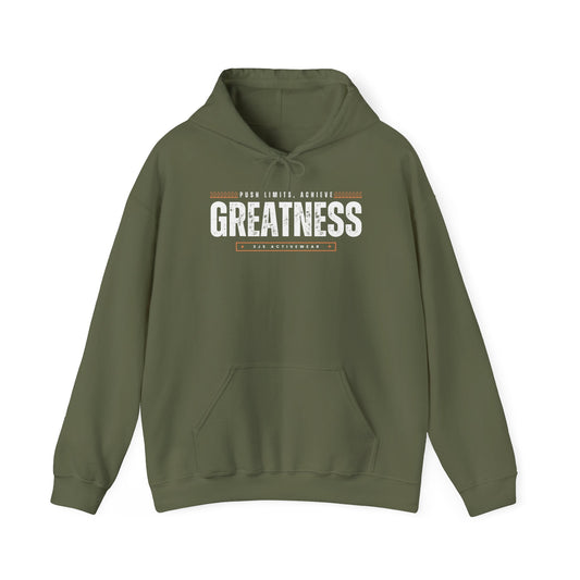 Achieve Greatness. Heavy Blend™ Hooded Sweatshirt, Unisex - 3Js Activewear