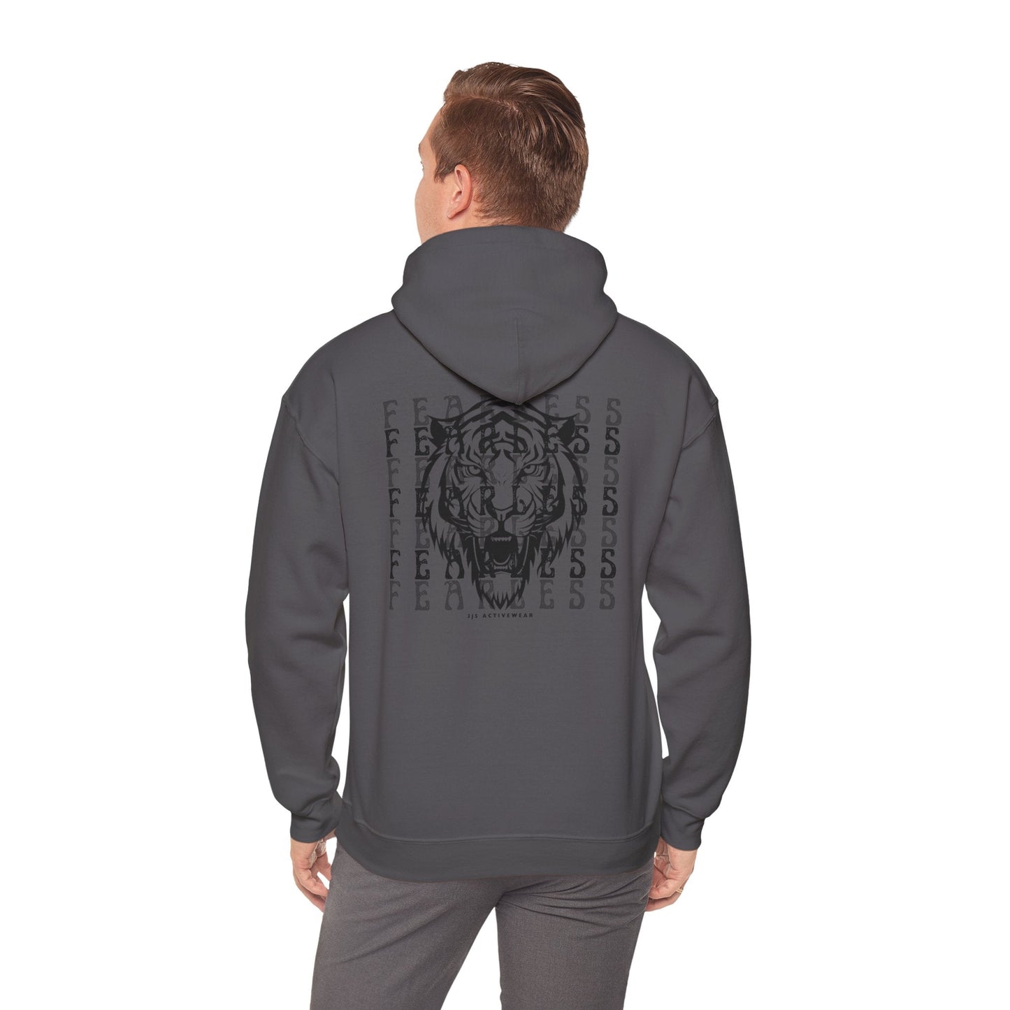 Fearless Blacked Out Heavy Blend Hooded Sweatshirt Unisex - 3Js Activewear