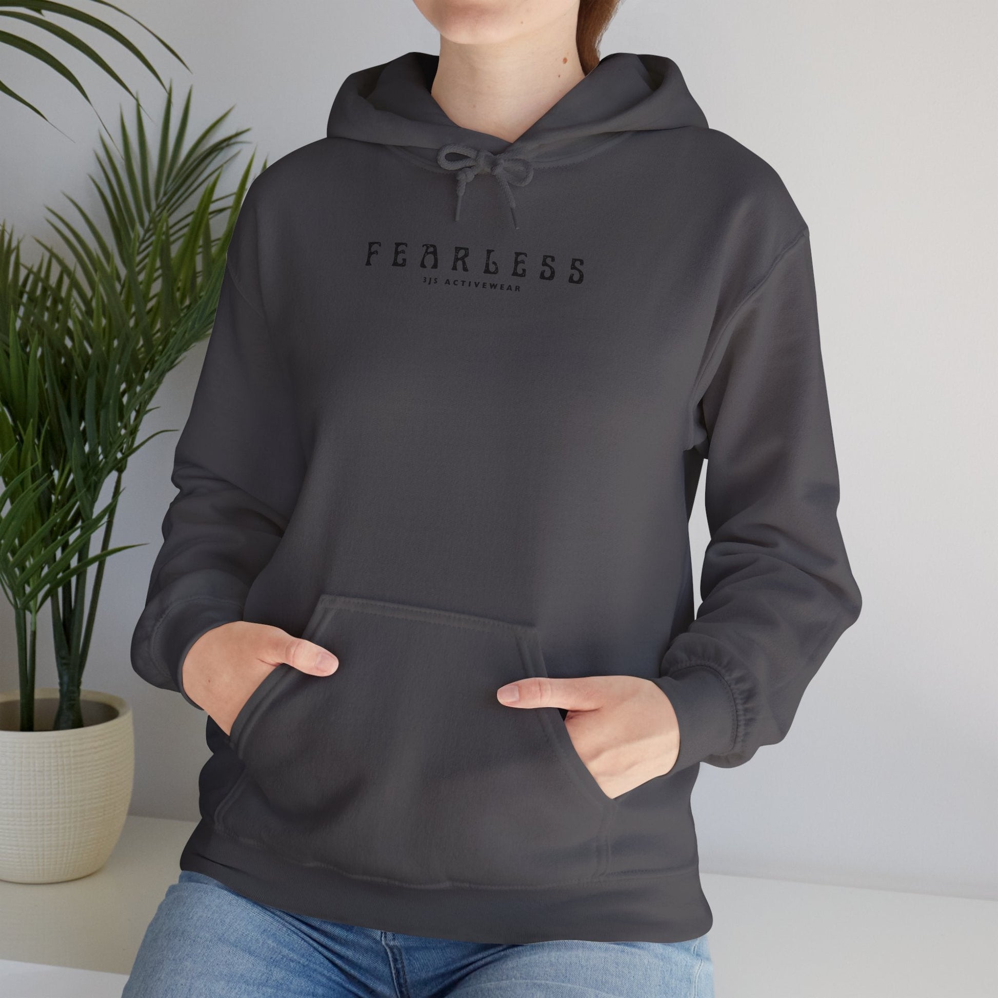 Fearless Blacked Out Heavy Blend Hooded Sweatshirt Unisex - 3Js Activewear