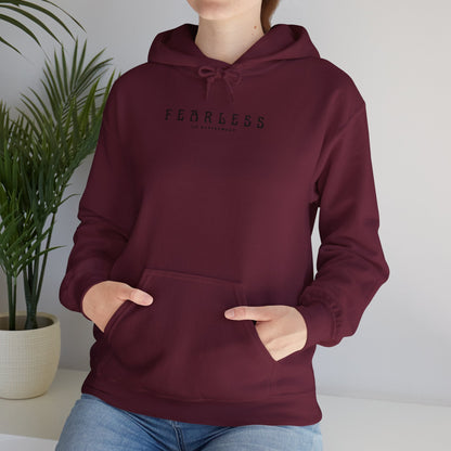 Fearless Blacked Out Heavy Blend Hooded Sweatshirt Unisex - 3Js Activewear