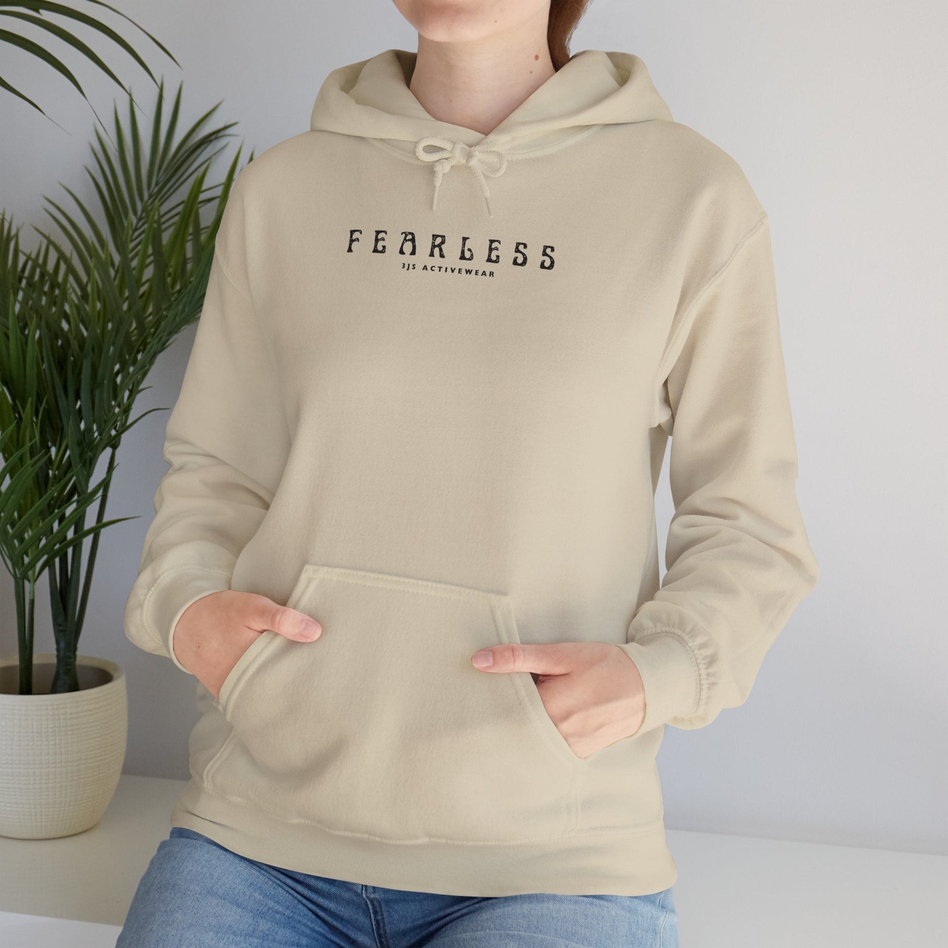 Fearless Blacked Out Heavy Blend Hooded Sweatshirt Unisex - 3Js Activewear