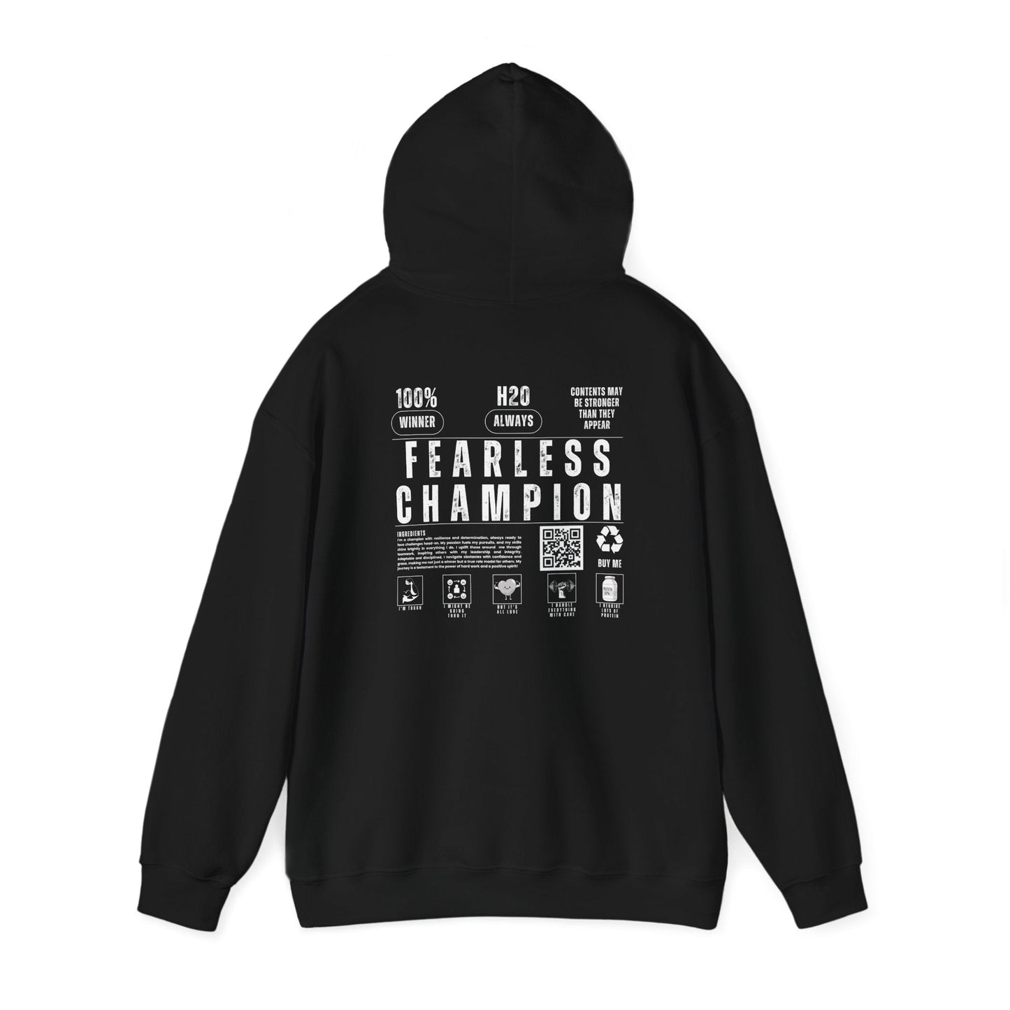 Fearless Champion Ingredients Heavy Blend Hooded Sweatshirt Unisex - 3Js Activewear