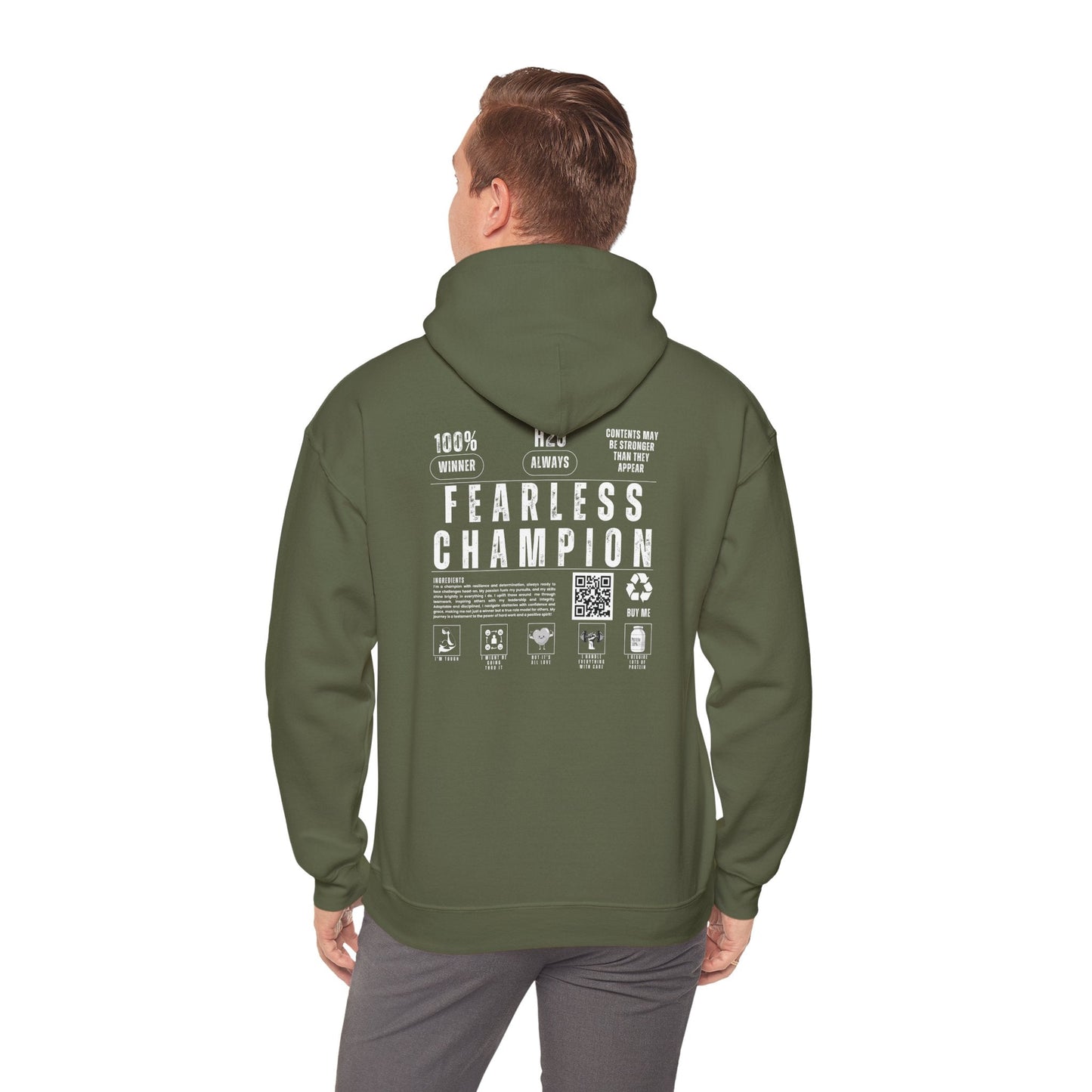 Fearless Champion Ingredients Heavy Blend Hooded Sweatshirt Unisex - 3Js Activewear