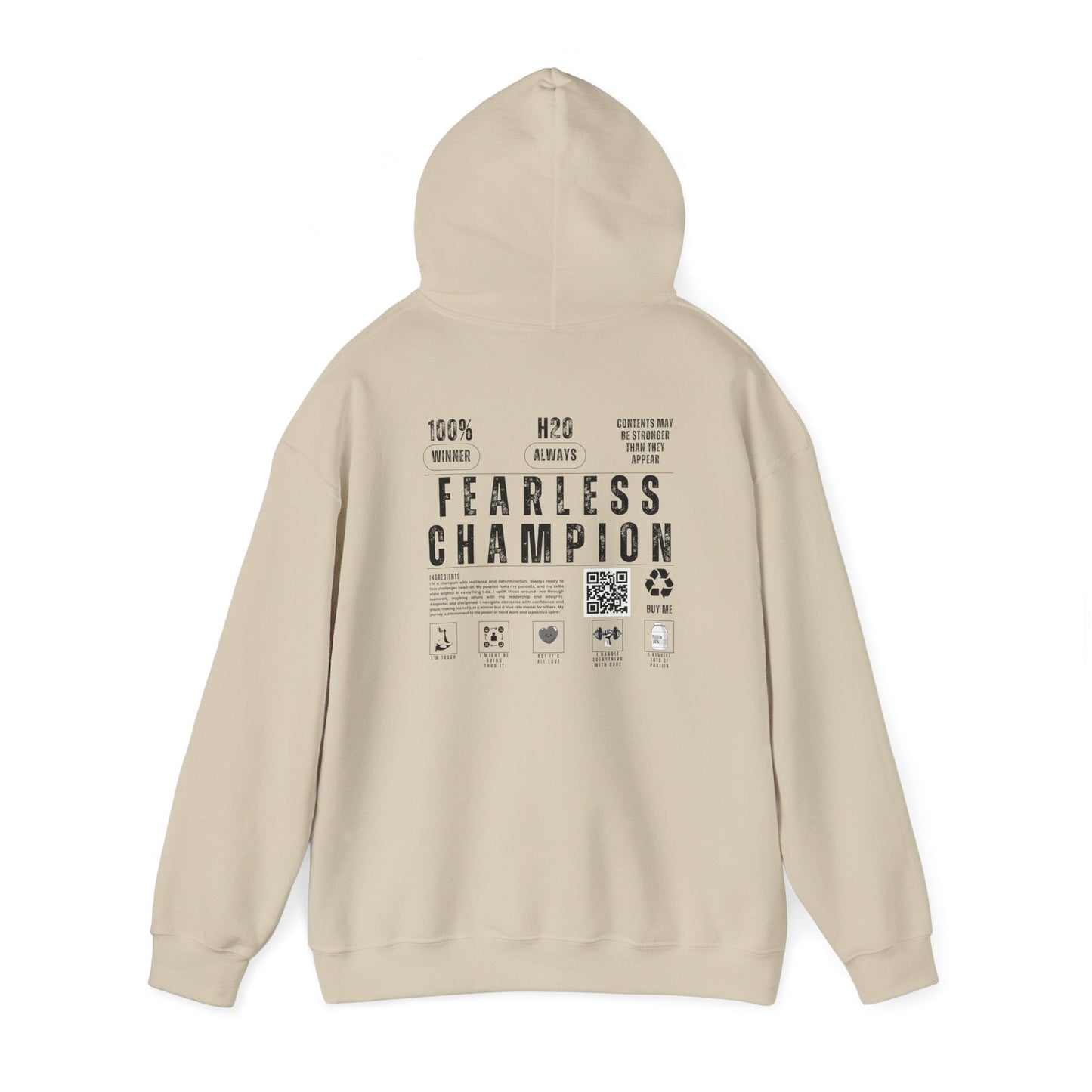 Fearless Champion Ingredients Heavy Blend Hooded Sweatshirt Unisex - 3Js Activewear