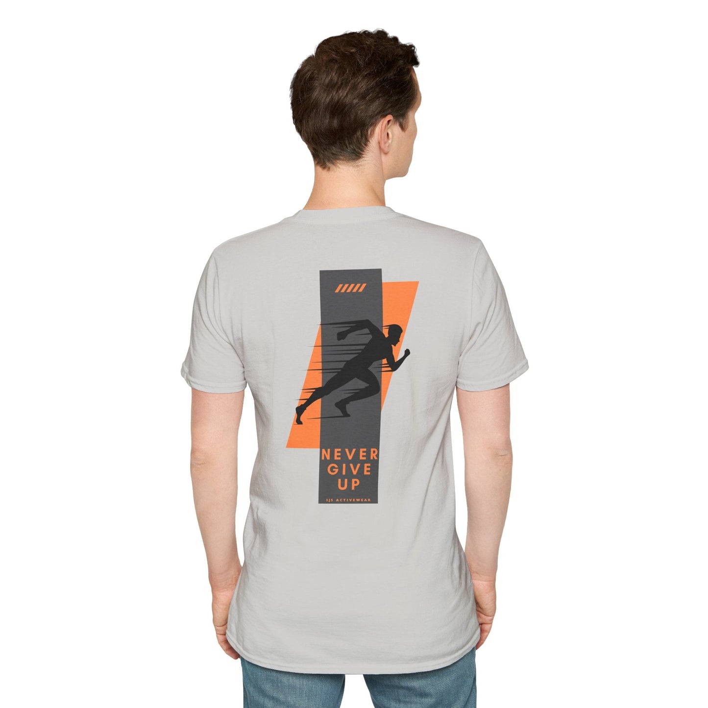 Never Give Up Softstyle T-Shirt - 3Js Activewear