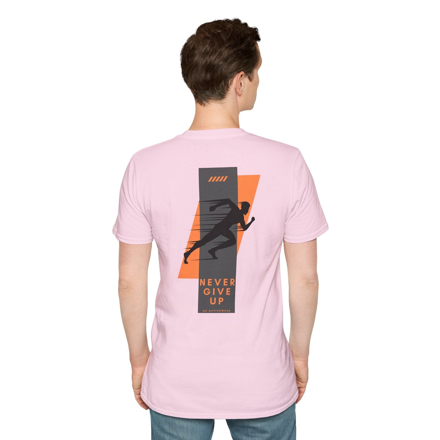 Never Give Up Softstyle T-Shirt - 3Js Activewear