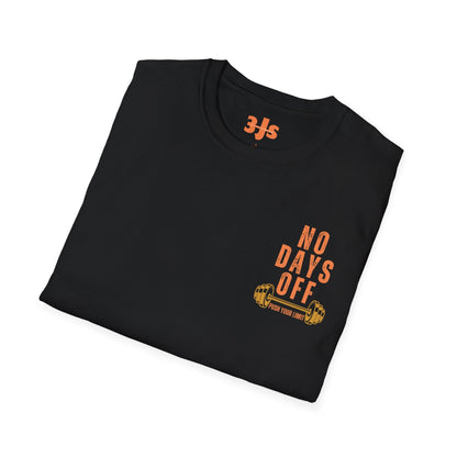 No Days Off Softstyle T-Shirt - 3Js Activewear