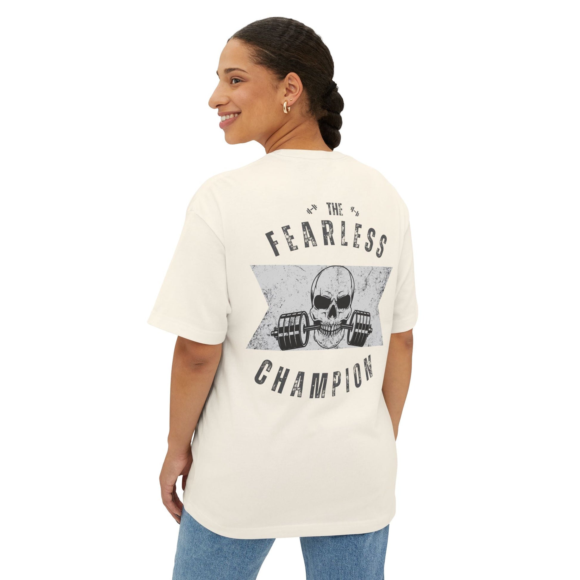 The Fearless Champion - Oversized Pump Cover T-Shirt - 3Js Activewear