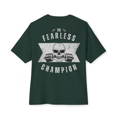 The Fearless Champion - Oversized Pump Cover T-Shirt - 3Js Activewear