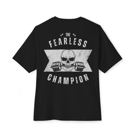 The Fearless Champion - Oversized Pump Cover T-Shirt - 3Js Activewear