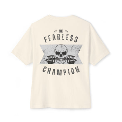 The Fearless Champion - Oversized Pump Cover T-Shirt - 3Js Activewear