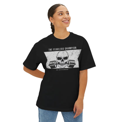 The Fearless Champion - Oversized Pump Cover T-Shirt - 3Js Activewear