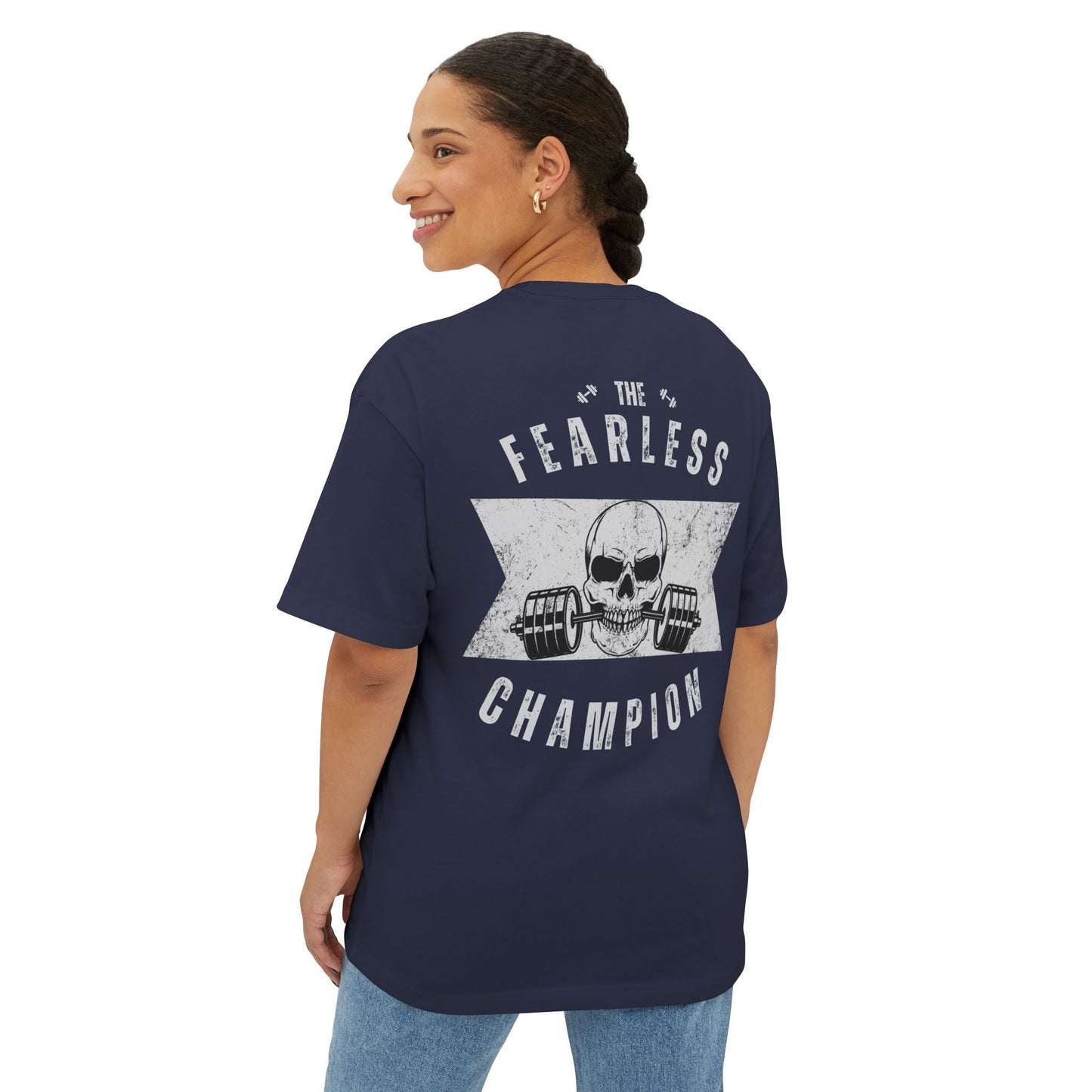 The Fearless Champion - Oversized Pump Cover T-Shirt - 3Js Activewear