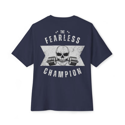 The Fearless Champion - Oversized Pump Cover T-Shirt - 3Js Activewear